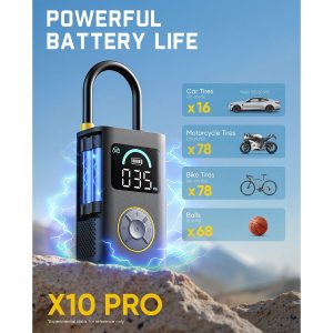 Premium X10 Pro Tire Inflator Deluxe